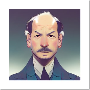 Clement Attlee | Anime Portrait Posters and Art